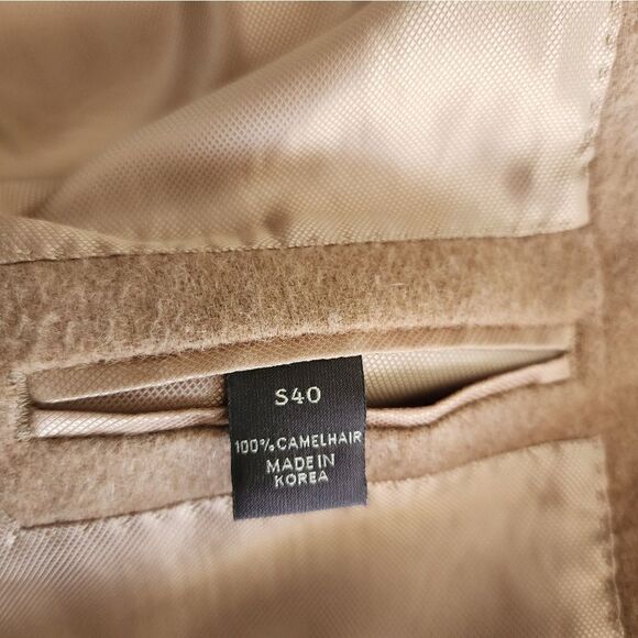 Tasso Elba Pure Camel Hair luxury blazer sport jacket - Picture 12 of 16